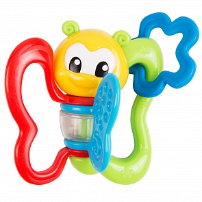 Погремушка Бабочка с прорезывателем (Clementoni, 35381)